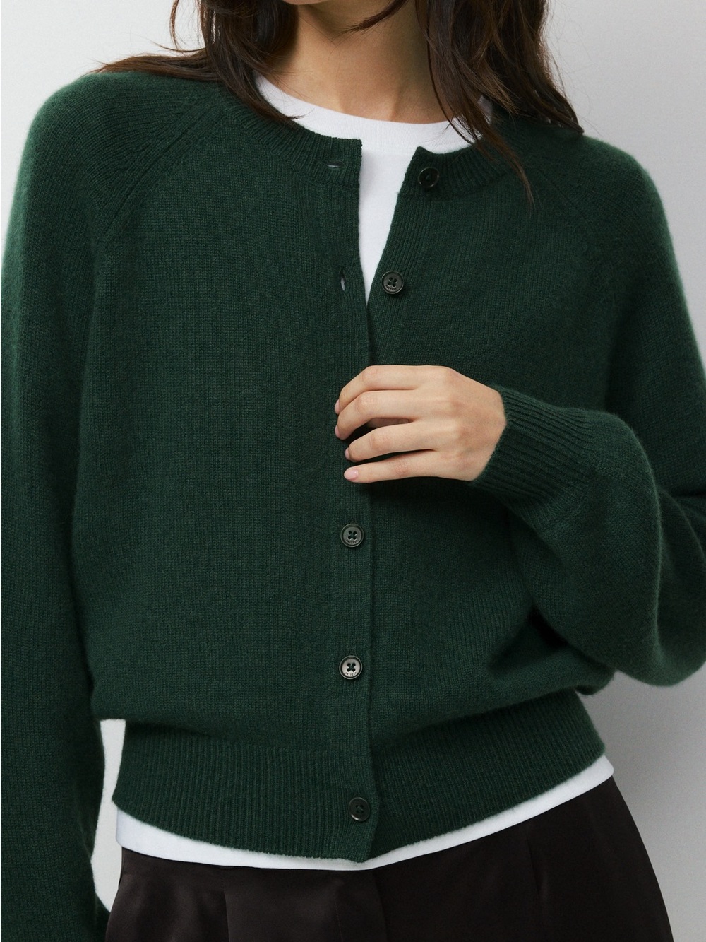 Aritzia Wilfred Essential Wool Cashmere London Cardigan